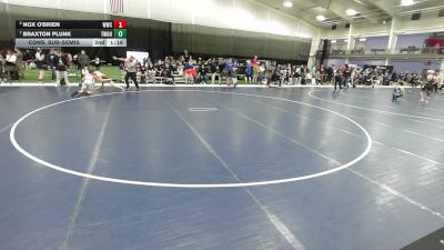 113 lbs Cons. Sub-semis - Nox O'Brien, Wasatch Wrestling Club vs Braxton Plunk, Threestyle Wrestling Of Oklahoma