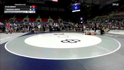 130 lbs Champ. Rd Of 128 - Kylie Benoit, IN vs Madison Watts, WA