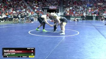 2A-190 lbs Cons. Round 2 - Blake Jager, Eddyville-Blakesburg-Fremont vs Maison Copp, AP-GC