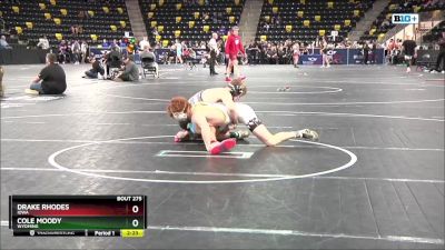 165 lbs Cons. Semi - Cole Moody, Wyoming vs Drake Rhodes, Iowa