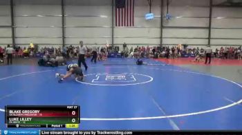 92 lbs Round 5 (6 Team) - Blake Gregory, VA Alchemy/Predator vs Luke Lilley, PA White