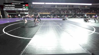 103 lbs Round Of 16 - Kaelynn Seidl, UNLV (W) vs Kaylei Parish, Lyon (W)