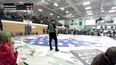 113 lbs Semis & 1st Wb (8 Team) - Paxton Ewing, Aberdeen Central vs Braylon Bach, Brandon Valley