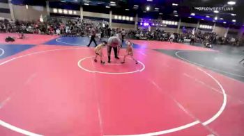 58 lbs Quarterfinal - Clace Hanlon, Gold Rush Wr Ac vs Jett Brenner, Chagolla Trained Wrestling