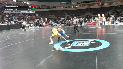 4A 138 lbs Cons. Round 2 - Emilio Lovato, Valley vs Austin Mccoy, Bloomfield