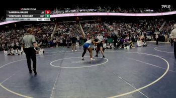 185 lbs Quarterfinal - LaNesha Gause, Laney vs Stephany Ordonez, Cary