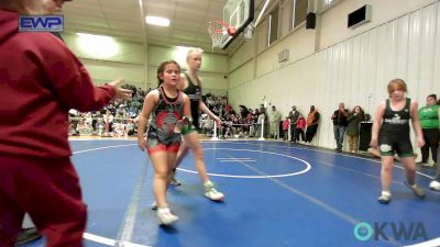 110 lbs Rr Rnd 3 - Desiny Clarke, Sallisaw Takedown Club vs Rocklyn Johnson, Brushy Wrestling Club