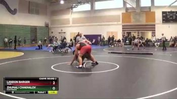 285 lbs Champ. Round 2 - Landon Barger, Yelm vs Zhumali Chakhalov, Kentwood