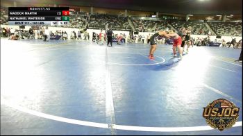 160 lbs 5th Place - Maddox Martin, Central Texas Wrestling Club vs Nathaniel Whiteside, Randall Youth Wrestling Club