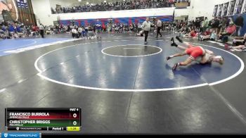 106 lbs Cons. Round 2 - Francisco Burrola, American Falls vs Christopher Briggs, Pocatello