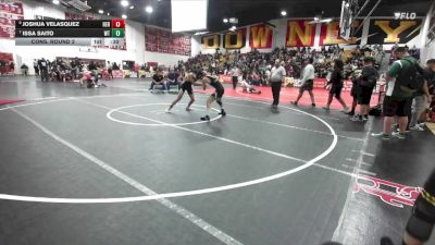 113 lbs Cons. Round 2 - Issa Saito, West Torrance vs Joshua Velasquez, Heritage