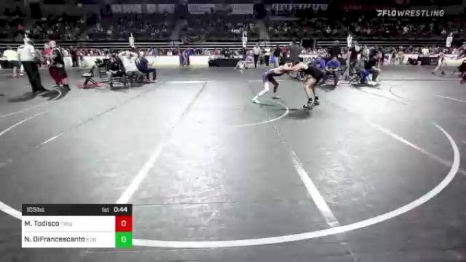 105 lbs Quarterfinal - Michael Todisco, Triumph vs Nicholas ...