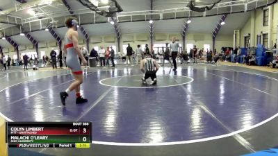 125 lbs Quarterfinal - Colyn Limbert, Pitt - Unattached vs Malachi O`Leary, Ohio University