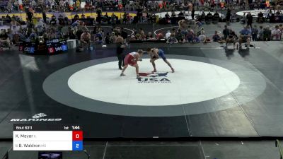 175 lbs Rnd Of 64 - Kaden Meyer, IL vs Beau Waldron, MO