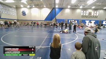 92 lbs 1st Place Match - Landon Amerson, Shootbox Wrestling Club vs Cooper Walker, Wyoming Underground