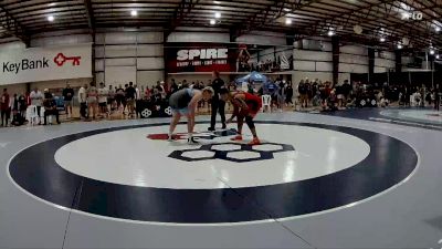 125 kg Champ. Round 2 - Charles Weidman, Connecticut vs Crew Howard, Nebraska Golden Eagles Wrestling Club