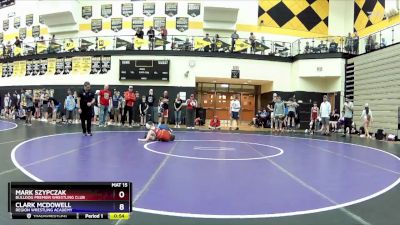 87 lbs Quarterfinal - Mark Szypczak, Bulldog Premier Wrestling Club vs Clark McDowell, Region Wrestling Academy