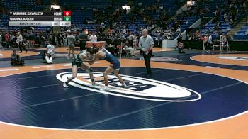 130 lbs Champ. Round 1 - Jasmine Zavaleta, Hoffman Estates (Conant) vs Gianna Arzer, Grayslake (Central)