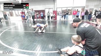 46-49 lbs Quarterfinal - Ryder Aguilar, Newkirk Takedown Club vs Kellen DeLain, Blackwell Wrestling Club