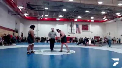 285 lbs Champ. Round 1 - Keegan Lane, Edgewood High School vs Noah Fugate, Brownsburg