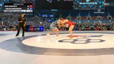 170 lbs Champ. Rd Of 64 - Heidi Benefield, AR vs Brynn Shepardson, NY