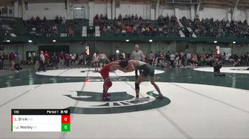 133 lbs Champ. Round 1 - Jake Manley, Cleveland State vs Lucian Brink, Northern Illinois University
