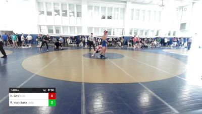 149 lbs Round Of 32 - Hayden Coy, Bloomsburg vs Ryder Yoshitake, Unrostered- Spartan Combat RTC