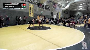 168 lbs Cons. Round 4 - Cyrus Tamplen, The 300 vs Victor Santiesteban, Richgrove Warriors