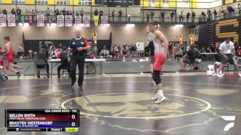 152 lbs Champ. Round 2 - Kellen Smith, Team Valley Wrestling Club vs Braxten Westendorf, Immortal Athletics WC