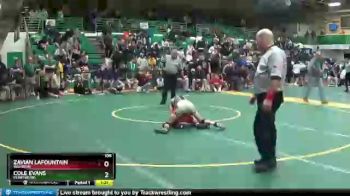 106 lbs Semifinal - Zavian LaFountain, WAUSEON vs Cole Evans, PERRYSBURG