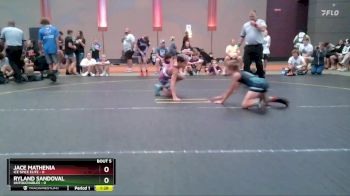 75 lbs Semis & 1st Wrestleback (8 Team) - Ryland Sandoval, Untouchables vs Jace Mathenia, Ice Spice Elite
