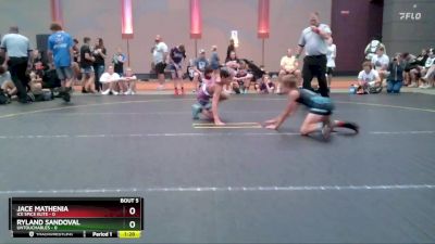 75 lbs Semis & 1st Wrestleback (8 Team) - Ryland Sandoval, Untouchables vs Jace Mathenia, Ice Spice Elite