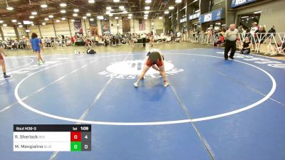 113 lbs Rr Rnd 3 - Ryan Sherlock, Red Devil Wrestling Club vs Mason Mangialino, Blue Wave