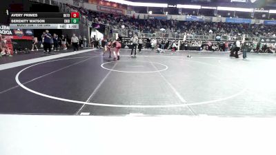 138 lbs Semifinal - Avery Primes, Baton Rouge Training Center vs Serenity Watson, Enid Youth WC