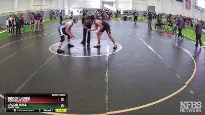 165 lbs Semifinal - Jacob Hall, White Pine vs Brock Lasike, Pahranagat Valley
