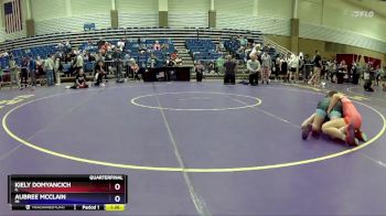 106 lbs Quarterfinal - Kiely Domyancich, IL vs Aubree McClain, MI