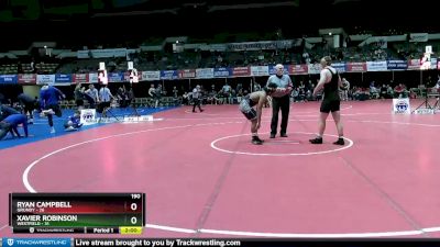 190 lbs Champ - Round 1 (16 Team) - Xavier Robinson, Westfield vs Ryan Campbell, Grundy