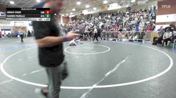 113 lbs Champ. Round 1 - Uriah Cruz, La Mirada vs Kaden Padilla, Alta Loma