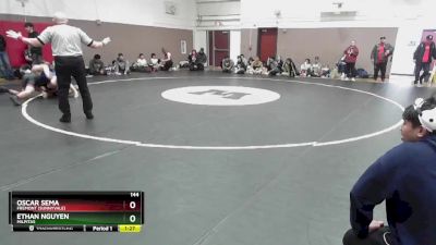 144 lbs Champ. Round 1 - Ethan Nguyen, Milpitas vs Oscar Sema, Fremont (Sunnyvale)