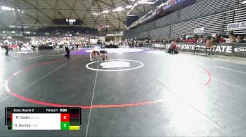 1A 120 lbs Cons. Round 3 - Ryan Vader, Zillah vs Derek Dunlop, Lakeside (Nine Mile Falls)