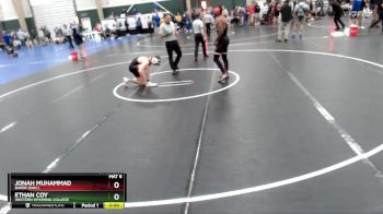157 lbs Cons. Round 3 - Ethan Coy, Western Wyoming College vs Jonah Muhammad, Baker (Kan.)