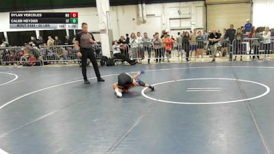 85 lbs Round Of 32 - Dylan Verceles, MD vs Caleb Heyder, UT