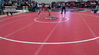 189 lbs Quarterfinal - Kolton Harren, Holdingford vs Jesse Bullerman, Adrian Area