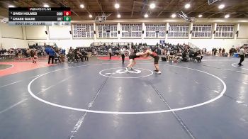 215 lbs Quarterfinal - Owen Holmes, Conard vs Chase Galke, Shelton