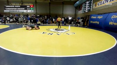 160 lbs Round Of 16 - Emmanuel Gusfa, Bergen Catholic (NJ) vs Christopher Creason, El Diamante