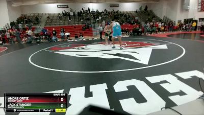 285 lbs Champ. Round 2 - Jack Stangier, Pueblo County vs Andre Ortiz, Greeley West