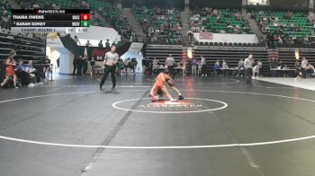 1-5A 100 Champ. Round 1 - Thaira Owens, Shoals Christian School vs Sarah Gokey, Weaver