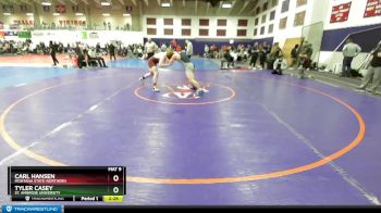 197 lbs Champ. Round 2 - Tyler Casey, St. Ambrose University vs Carl Hansen, Montana State-Northern