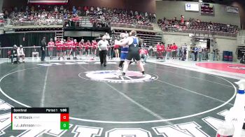 1A 285 lbs Semifinal - Jordan Johnson, Rich vs Kaleb Witbeck, Altamont