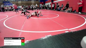 120 lbs Quarterfinal - Luke Canales, Claremore Wrestling Club vs Tripp Gruenwald, Team Tulsa Wrestling Club